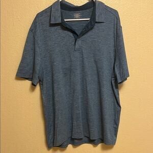 Classic Blue Polo Shirt with Soft Fabric and Relaxed Fit